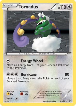 Tornadus  - Reverse Holofoil Emerging Powers - Holo Rare