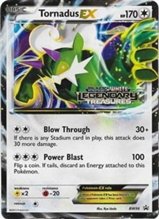 Tornadus EX - BW96 (Prerelease)  - Holofoil Black and White Promos - Promo