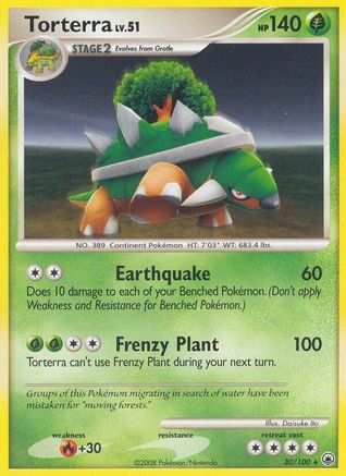 Torterra  Majestic Dawn - Rare