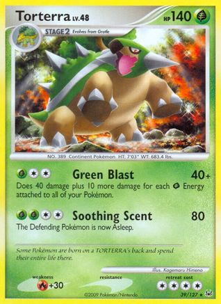 Torterra  Platinum - Rare