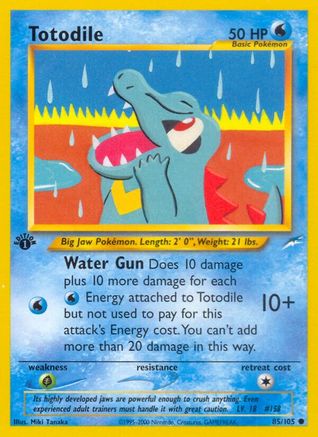 Totodile 085  - Unlimited Neo Destiny - Common