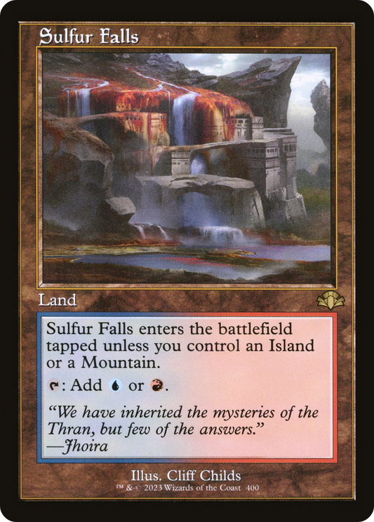 Sulfur Falls (Retro Frame) (DMR-400) - Dominaria Remastered