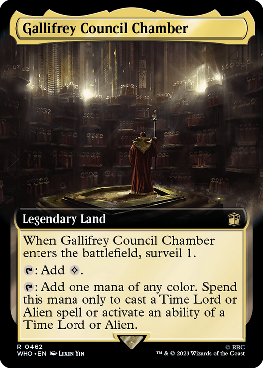 Gallifrey Council Chamber (Extended Art) [Doctor Who]