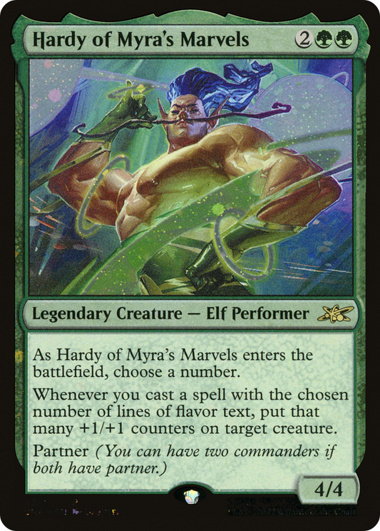 Hardy of Myra's Marvels (Galaxy Foil) (UNF-427) - Unfinity Foil