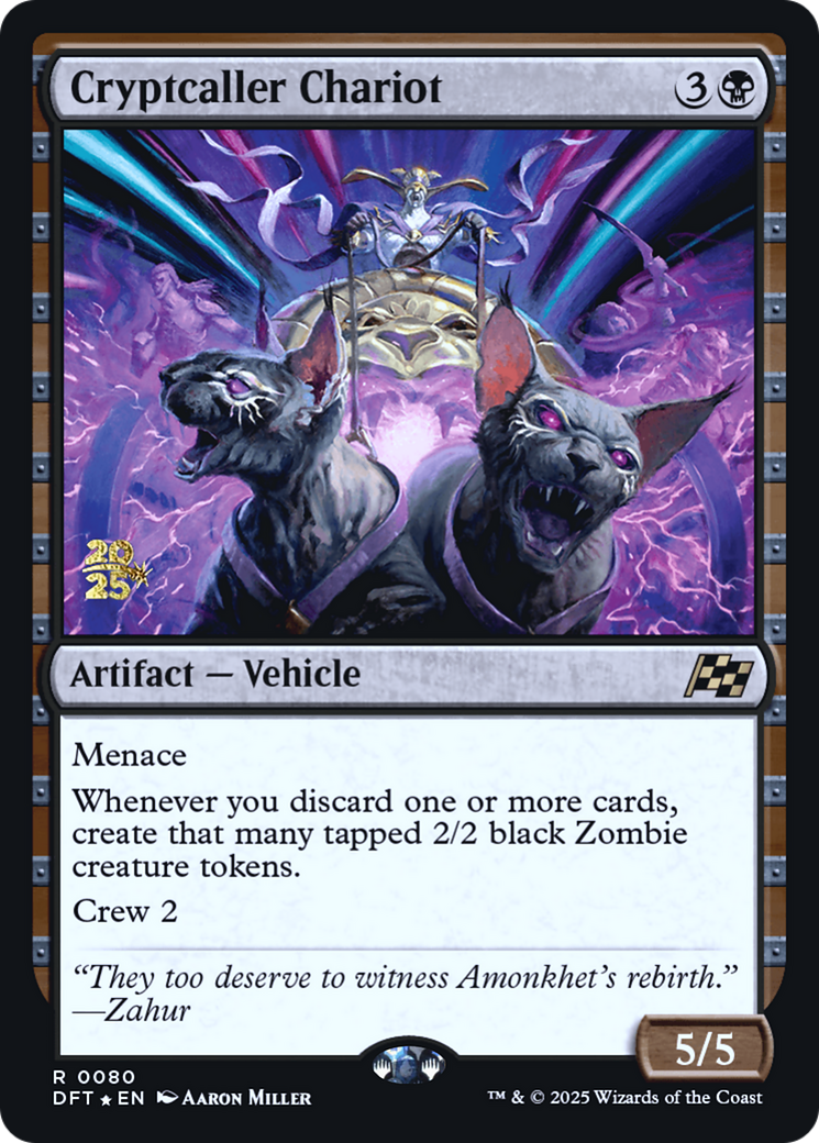 Cryptcaller Chariot [Aetherdrift Prerelease Promos]