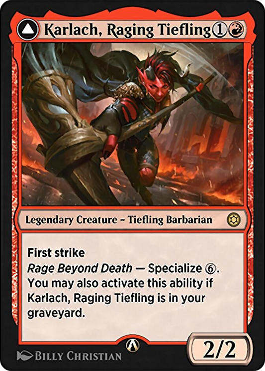 Karlach, Raging Tiefling (HBG-014) - Alchemy Horizons: Baldur's Gate