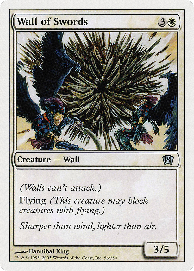 Wall of Swords (8ED-56★) - 8th Edition Foil