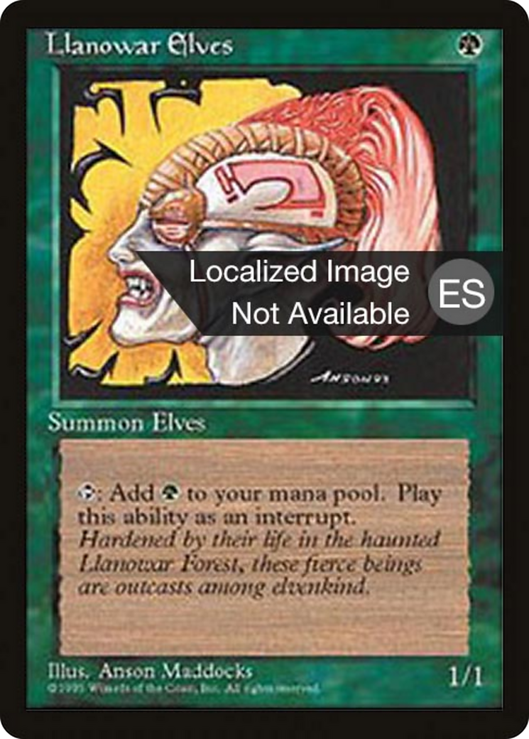 Llanowar Elves [Fourth Edition (Foreign Black Border)]