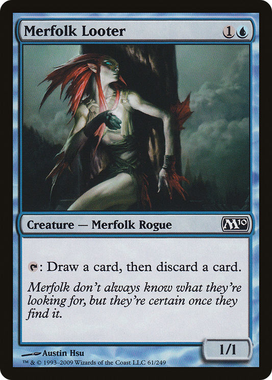 Merfolk Looter (M10-061) - Magic 2010 Foil