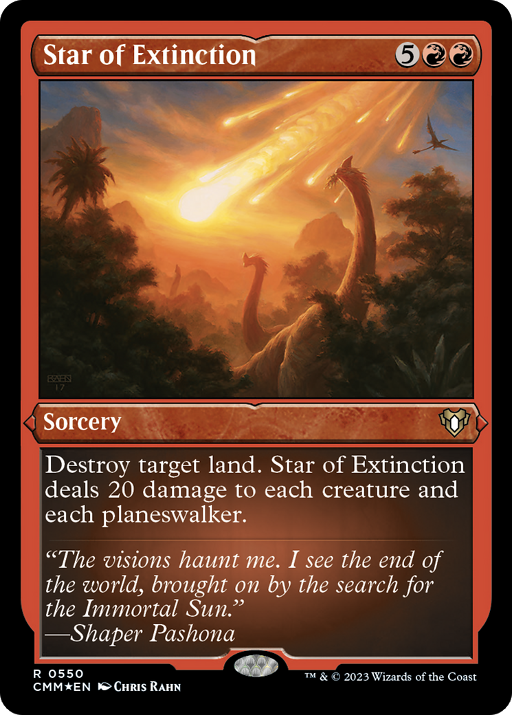 Star of Extinction (Foil Etched) [Commander Masters]