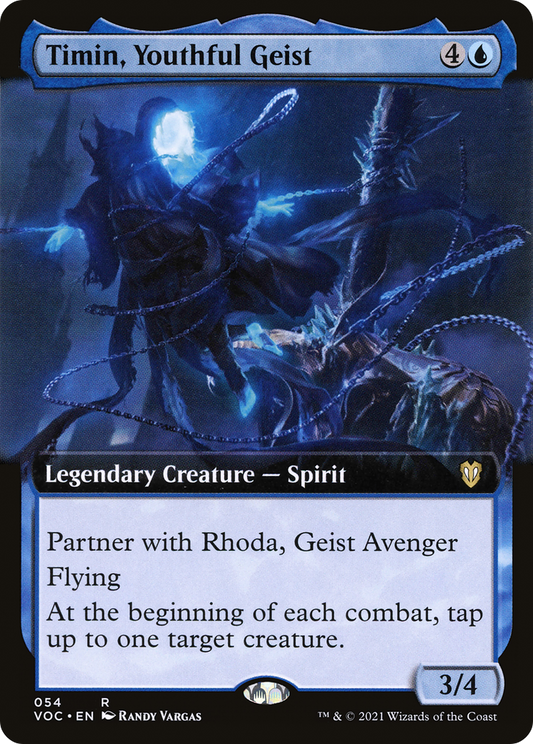 Timin, Youthful Geist (Extended Art) [Innistrad: Crimson Vow Commander]