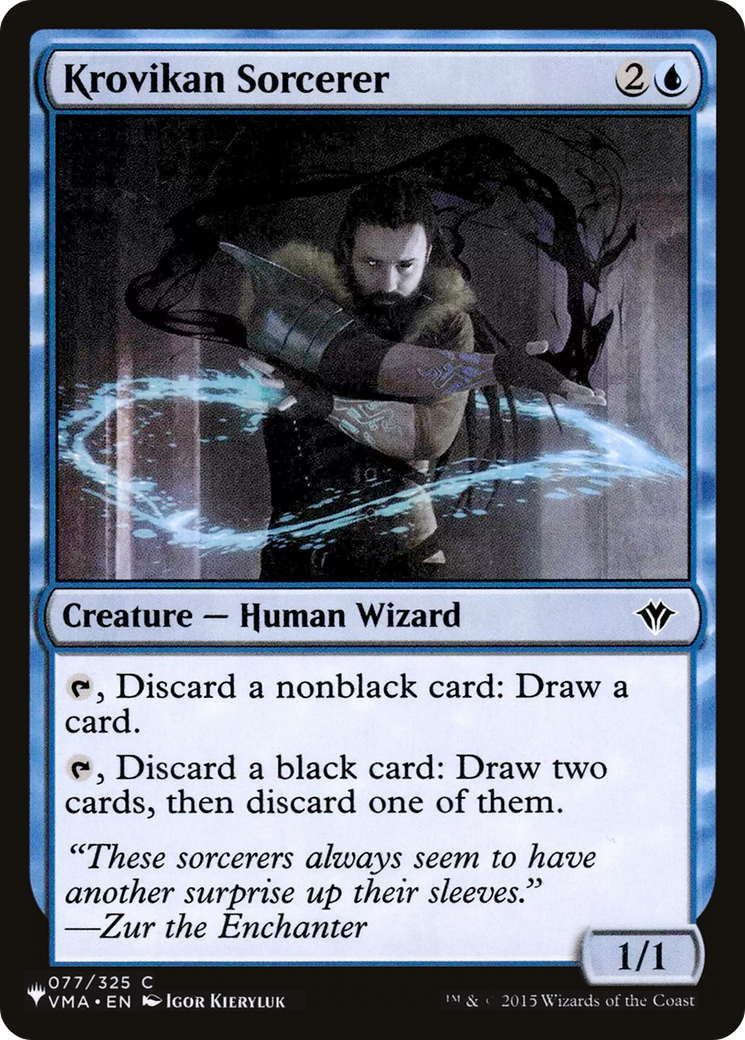 Krovikan Sorcerer [The List]