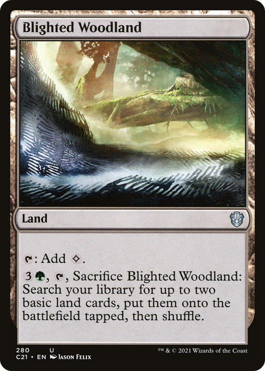 Blighted Woodland [Commander 2021]