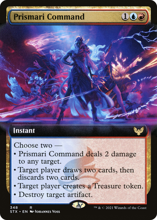 Prismari Command (Extended Art) [Strixhaven: School of Mages]