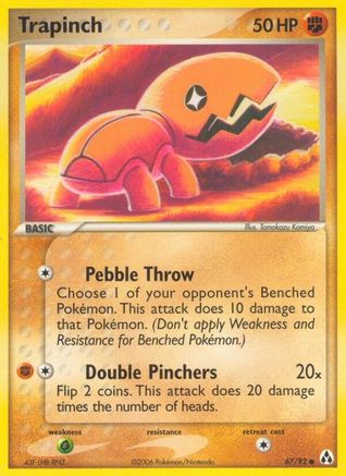 Trapinch 067  - Reverse Holofoil Legend Maker - Common