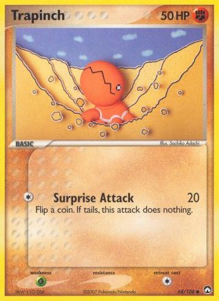 Trapinch 068/108  Power Keepers - Common