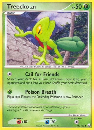 Treecko 079  Stormfront - Common