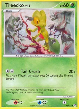 Treecko (78) 078  - Reverse Holofoil Arceus - Common