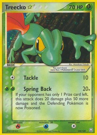Treecko Star  Team Rocket Returns - Ultra Rare