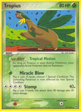 Tropius  Deoxys - Rare