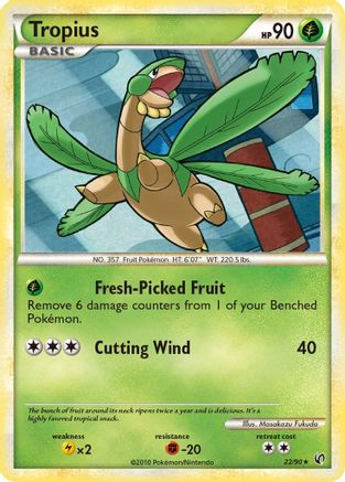 Tropius  - Reverse Holofoil Undaunted - Rare