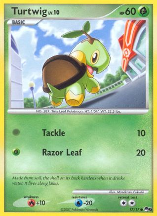 Turtwig 017  POP Series 6 - Common
