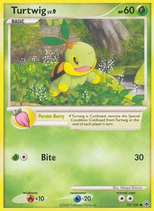 Turtwig (78)  Majestic Dawn - Uncommon