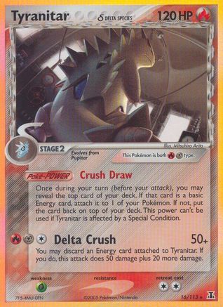 Tyranitar (Delta Species)  - Holofoil Delta Species - Holo Rare
