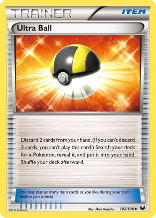 Ultra Ball 102  Dark Explorers - Uncommon