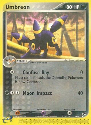 Umbreon 024/100  Sandstorm - Rare