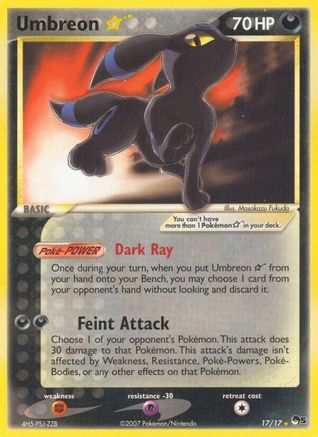 Umbreon Star  POP Series 5 - Ultra Rare