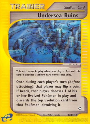 Undersea Ruins  Aquapolis - Uncommon