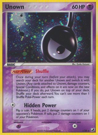 Unown (!)  - Holofoil Unseen Forces - Holo Rare