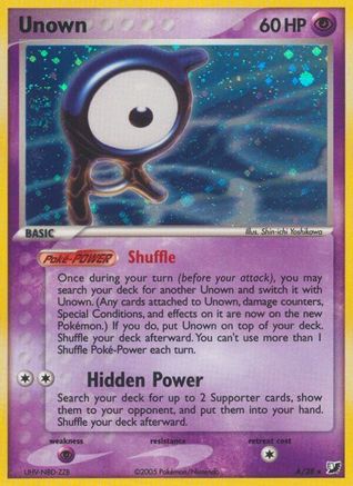 Unown (A)  - Holofoil Unseen Forces - Holo Rare