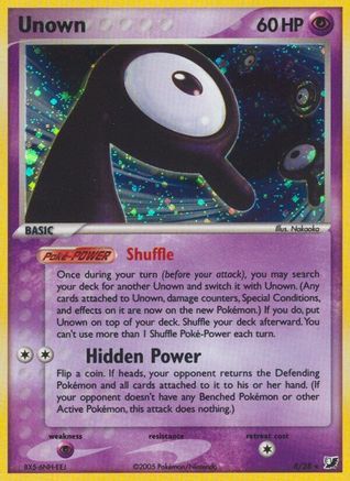 Unown (R)  - Holofoil Unseen Forces - Holo Rare