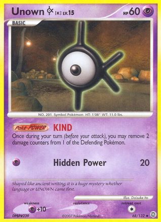 Unown [K]  Secret Wonders - Uncommon