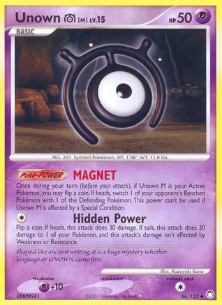 Unown [M]  Mysterious Treasures - Uncommon