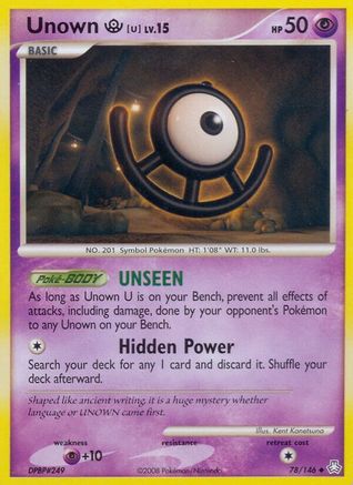 Unown (U)  Legends Awakened - Uncommon