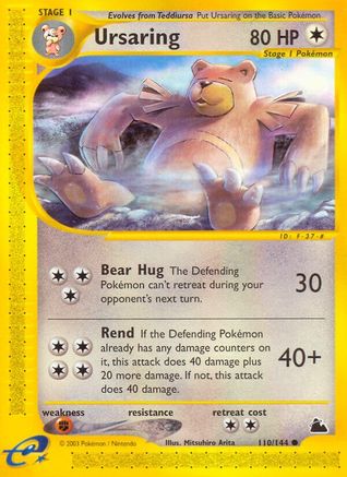 Ursaring  - Reverse Holofoil Skyridge - Common