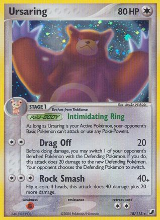Ursaring  - Holofoil Unseen Forces - Holo Rare