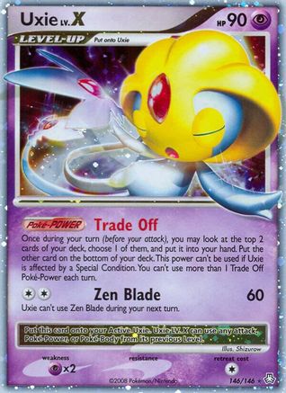 Uxie LV.X  - Holofoil Legends Awakened - Ultra Rare