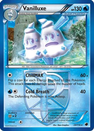 Vanilluxe (Team Plasma)  Plasma Freeze - Rare