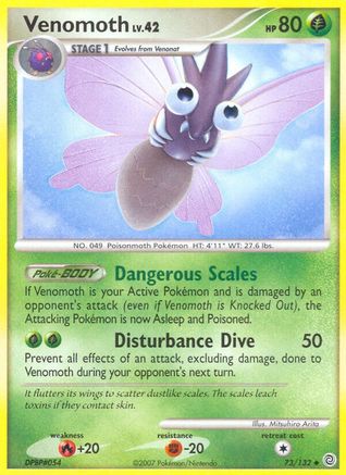Venomoth  Secret Wonders - Uncommon