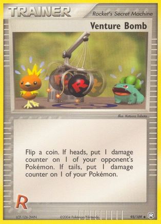 Venture Bomb  - Reverse Holofoil Team Rocket Returns - Uncommon