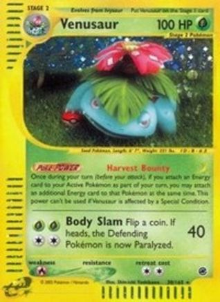 Venusaur (30)  - Holofoil Expedition - Holo Rare