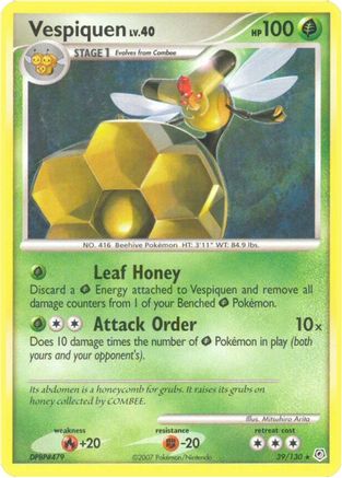 Vespiquen  - Reverse Holofoil Diamond and Pearl - Rare