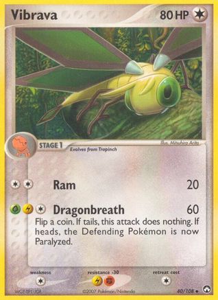 Vibrava/108  - Reverse Holofoil Power Keepers - Uncommon