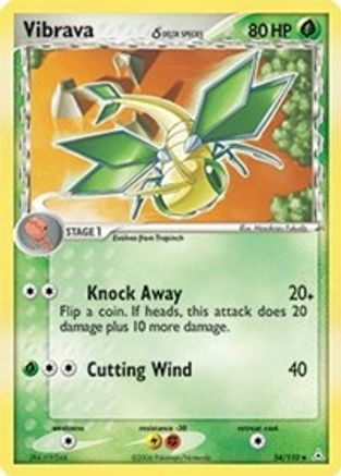 Vibrava (Delta Species)  - Reverse Holofoil Holon Phantoms - Uncommon
