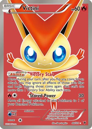 Victini (98 Full Art)  - Holofoil Noble Victories - Ultra Rare