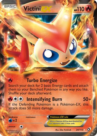 Victini EX 024  - Holofoil Legendary Treasures - Ultra Rare